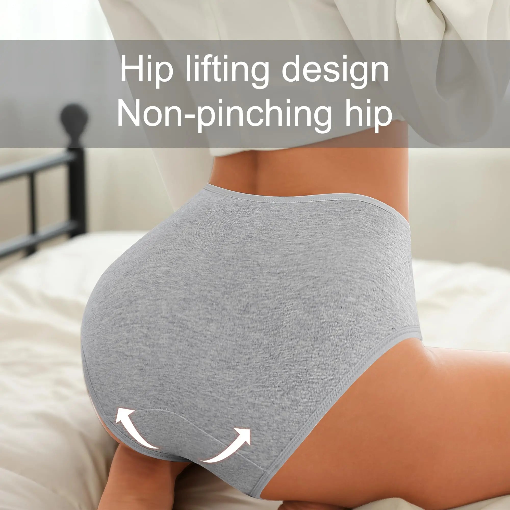 4Pcs High Waisted Underwear