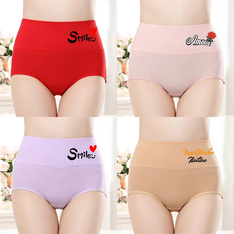 4PCS/set Plus Size Underwear