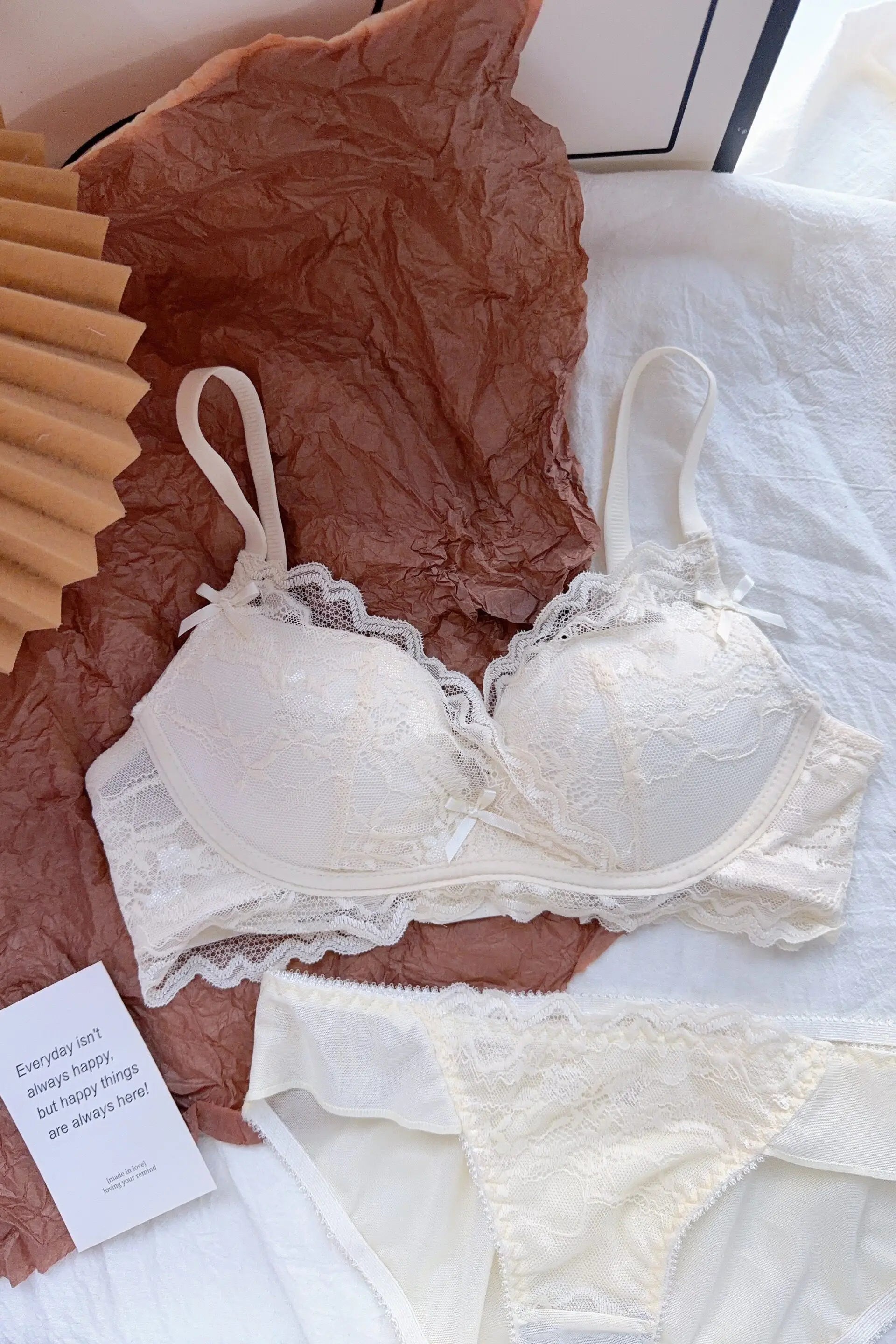 Cute Red Bra and Panty Set