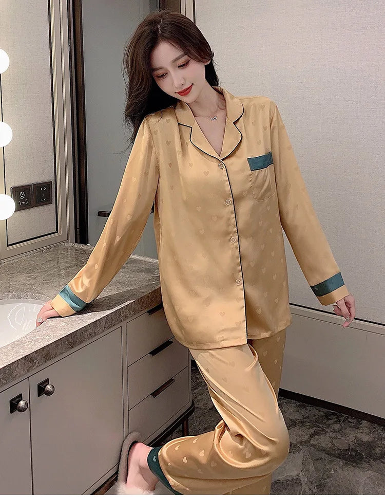 Top Autumn New Ice Silk Women