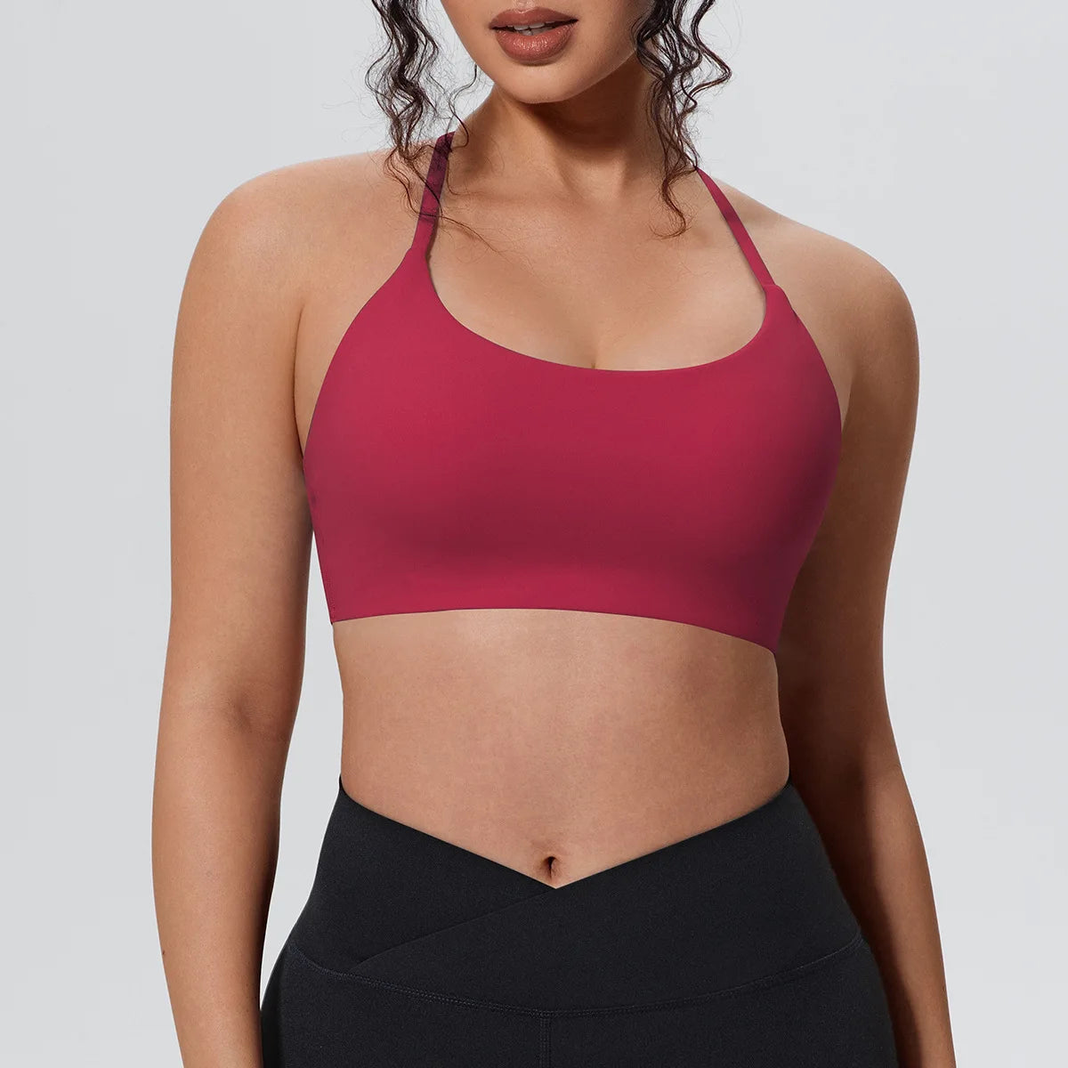 Sports Bra Women Cross Strap