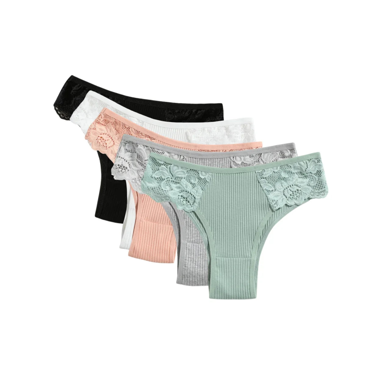 5Pcs/Set Cotton Panties Women