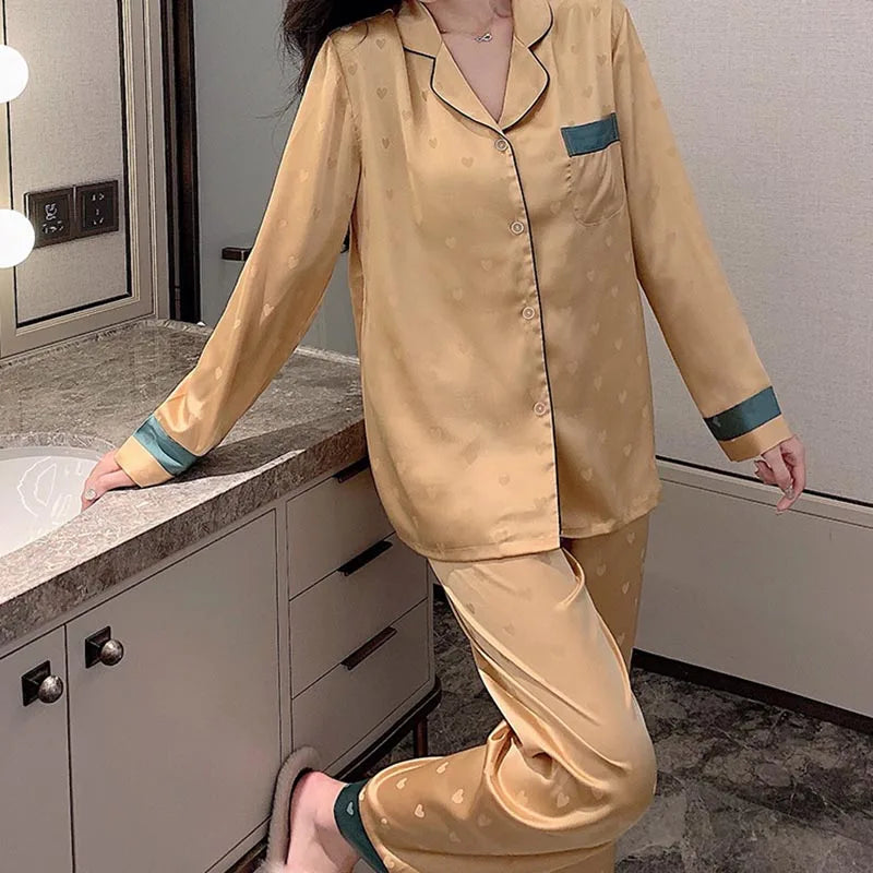 Top Autumn New Ice Silk Women