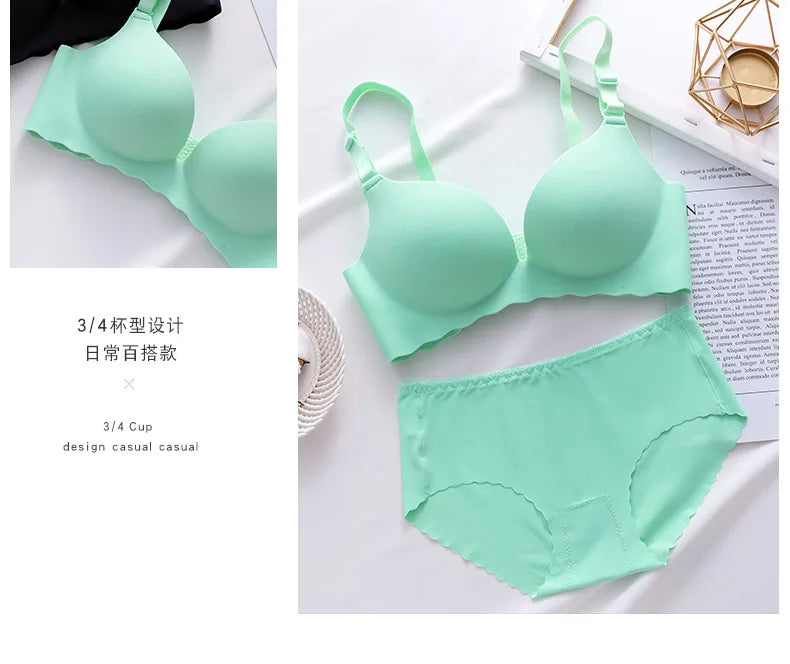 Sexy Push Up Bra Corset Wireless