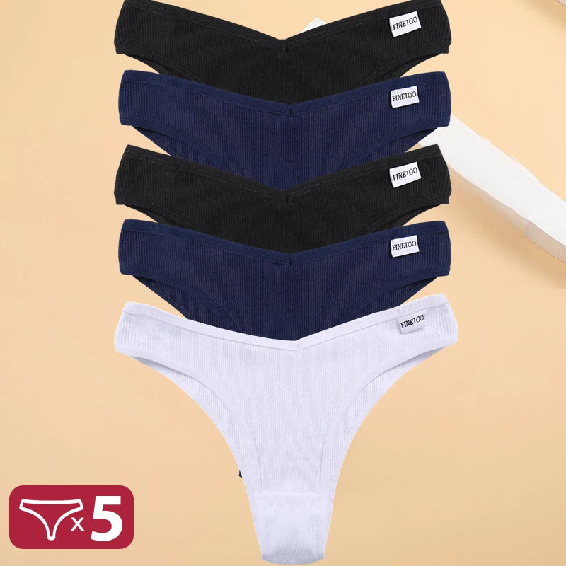 5PCS/Set Cotton Lingerie Panties