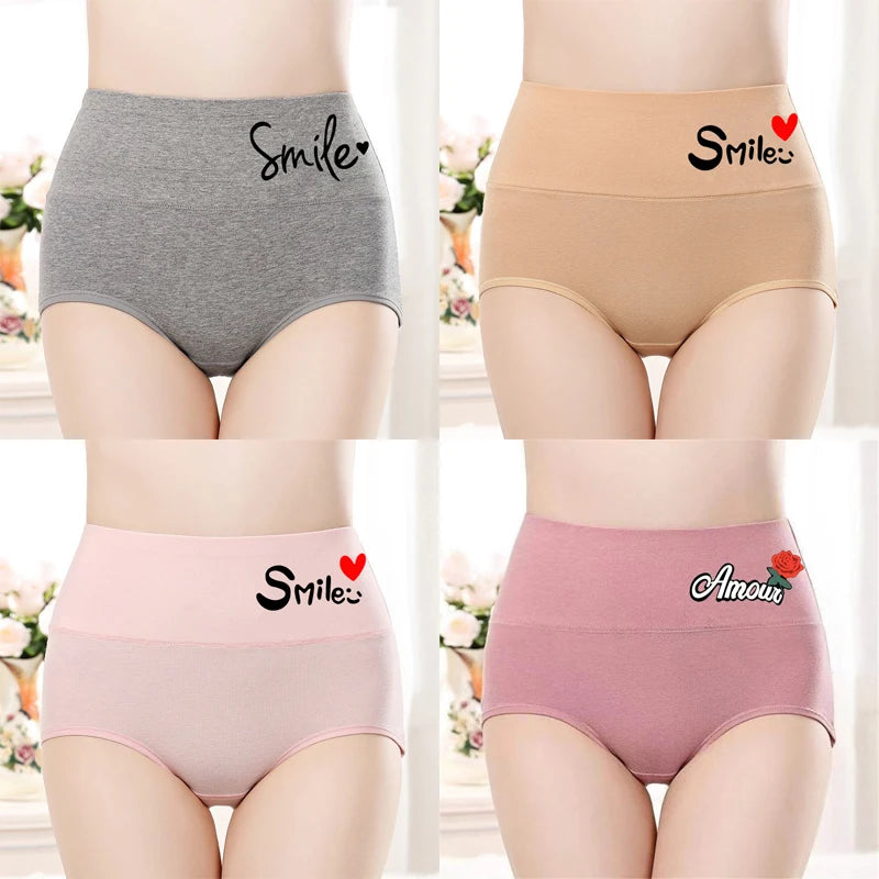 4PCS/set Plus Size Underwear