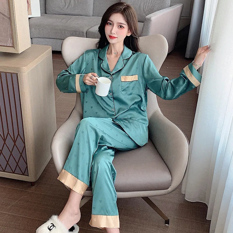 Top Autumn New Ice Silk Women