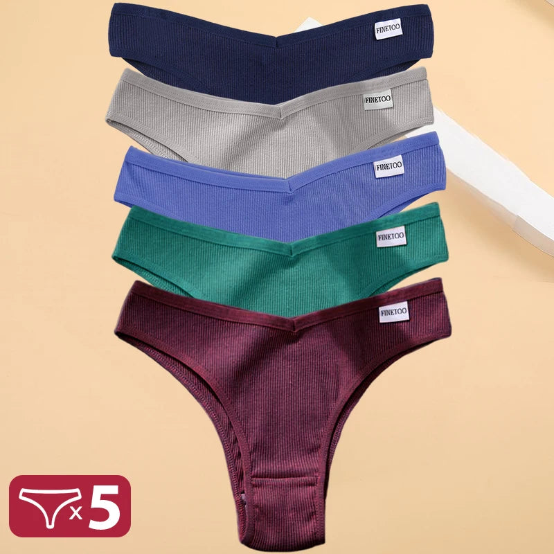 5PCS/Set Cotton Lingerie Panties