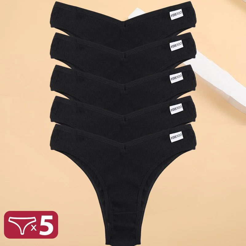 5PCS/Set Cotton Lingerie Panties
