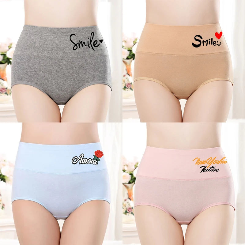4PCS/set Plus Size Underwear