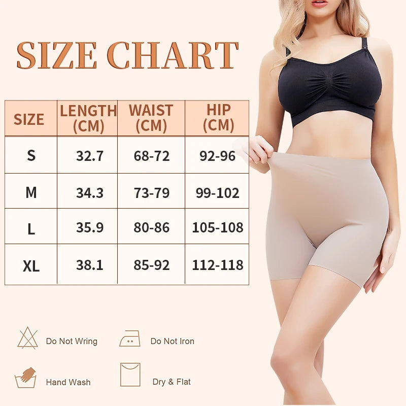Seamless Slip Shorts Women Panties