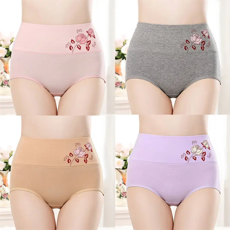4PCS/set Plus Size Underwear