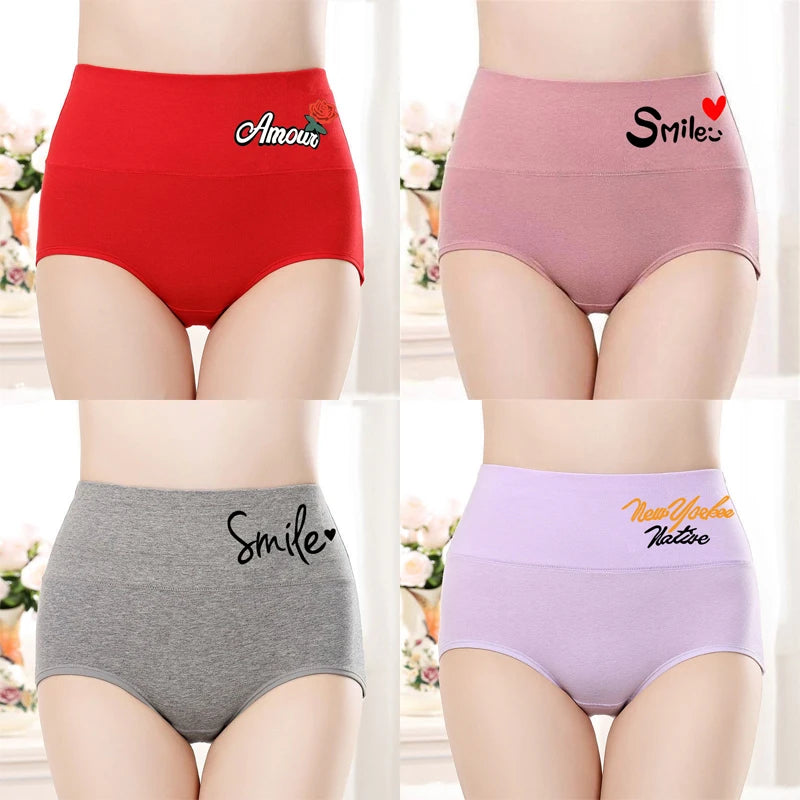 4PCS/set Plus Size Underwear