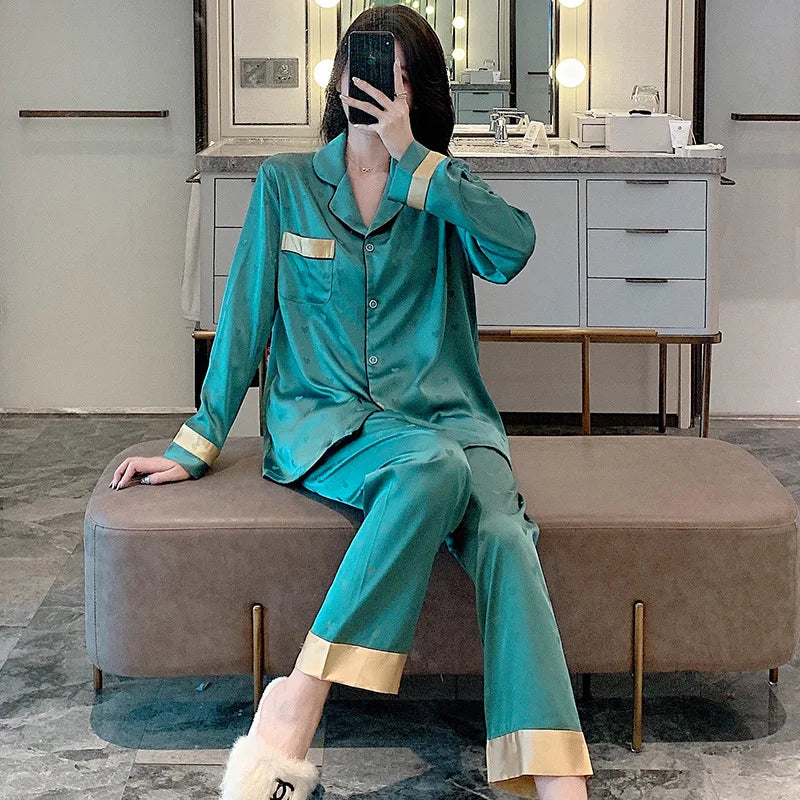 Top Autumn New Ice Silk Women