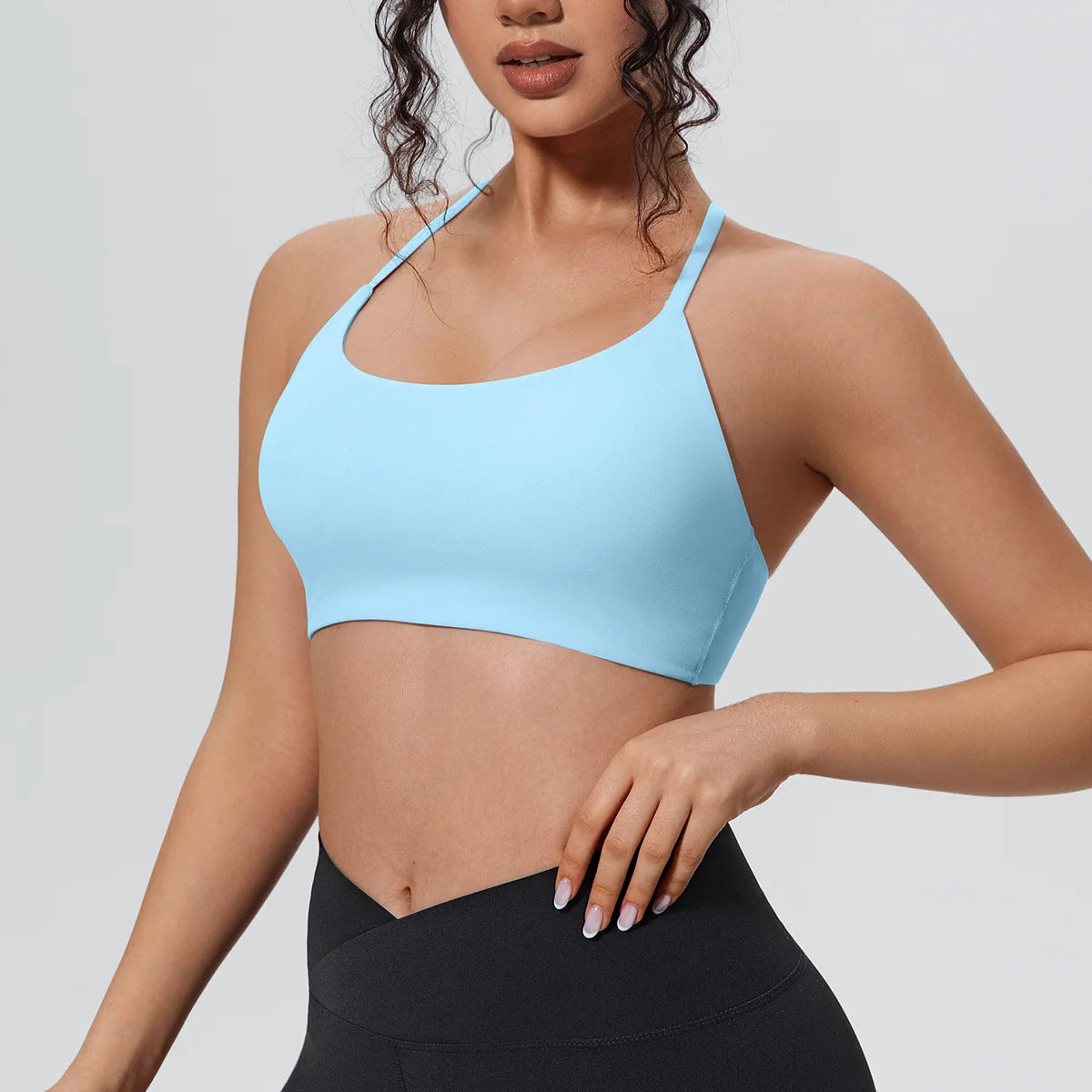 Sports Bra Women Cross Strap
