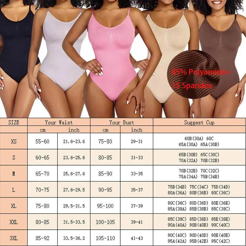 GUUDIA Spandex Bodysuit Thong