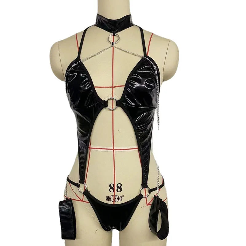 Porn Latex Leather Porn Dress