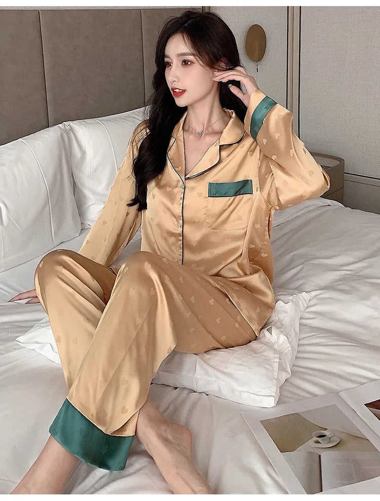Top Autumn New Ice Silk Women