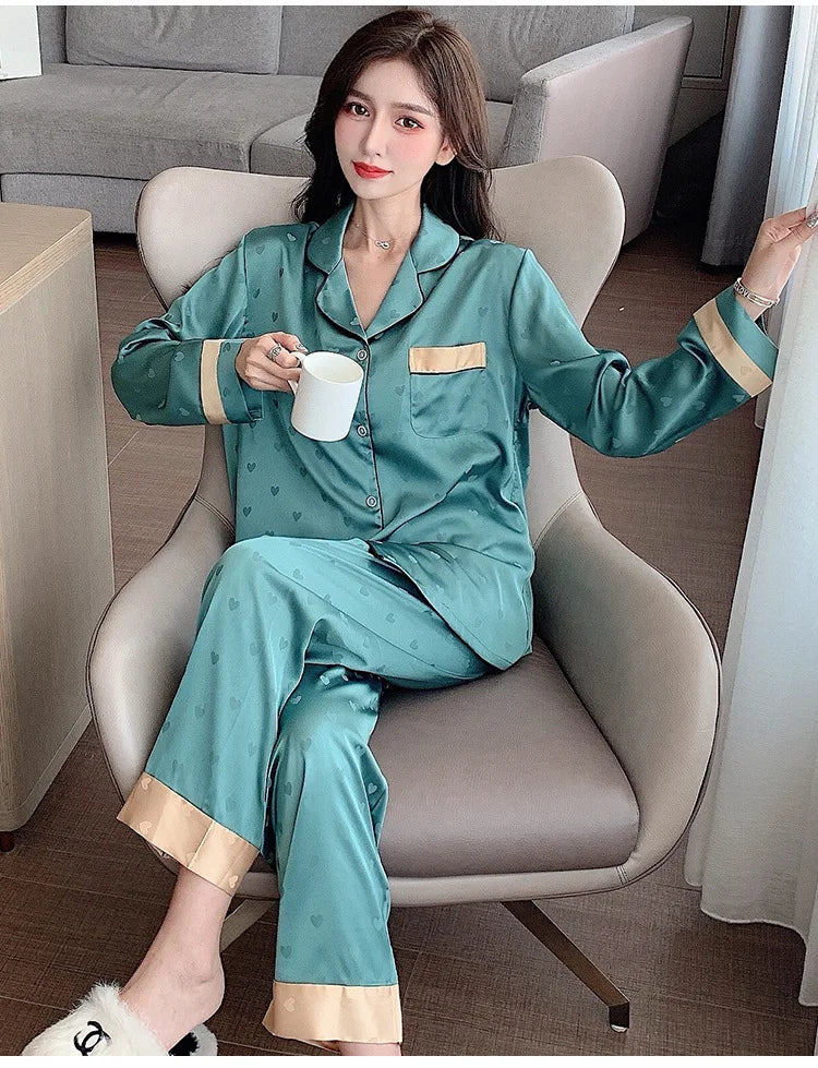Top Autumn New Ice Silk Women