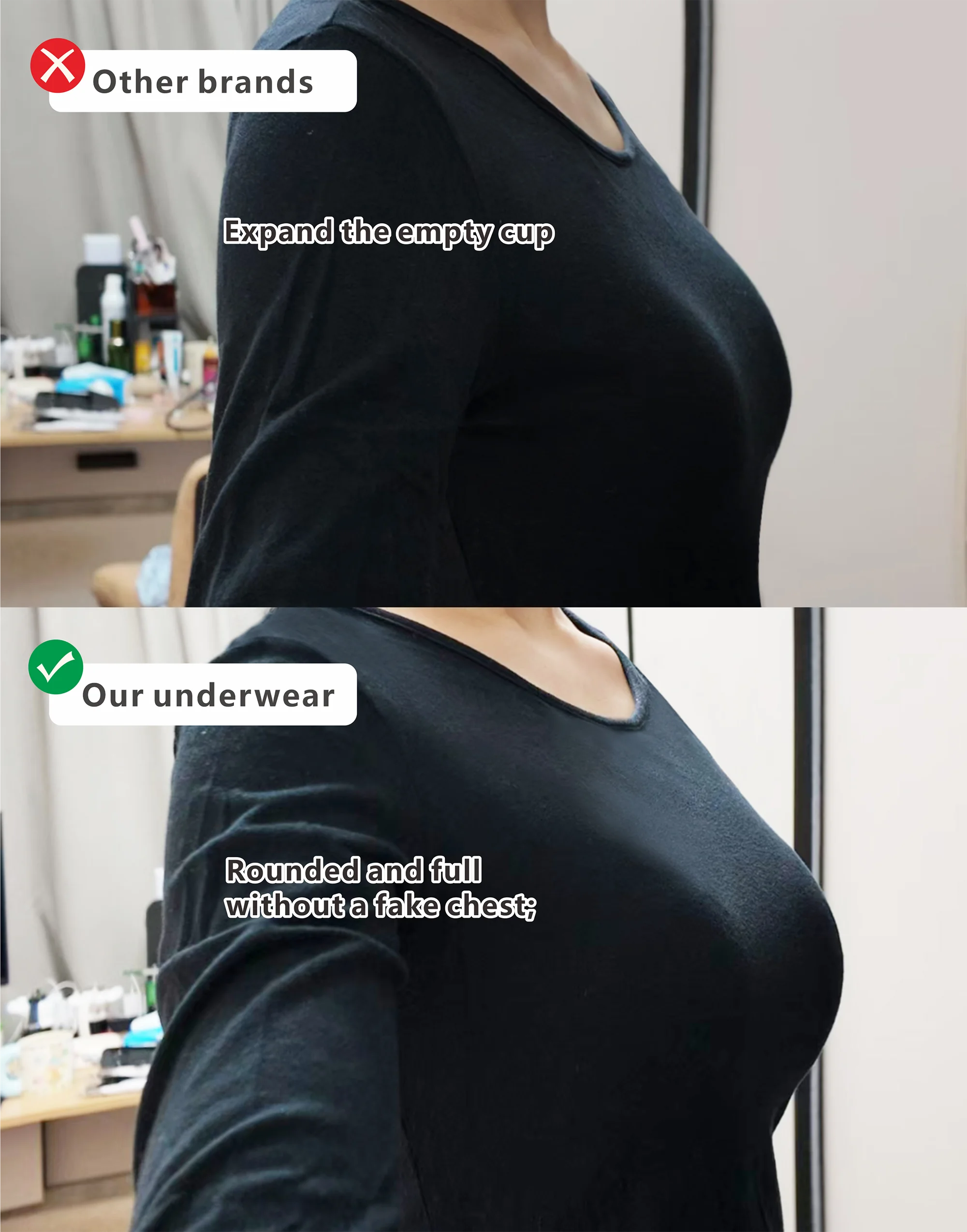 CAITING Beautiful Back Latex
