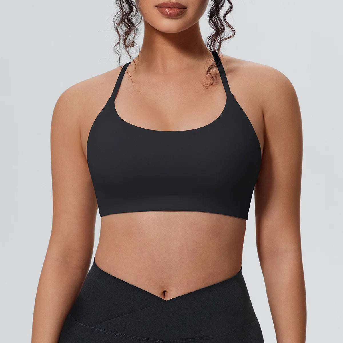 Sports Bra Women Cross Strap