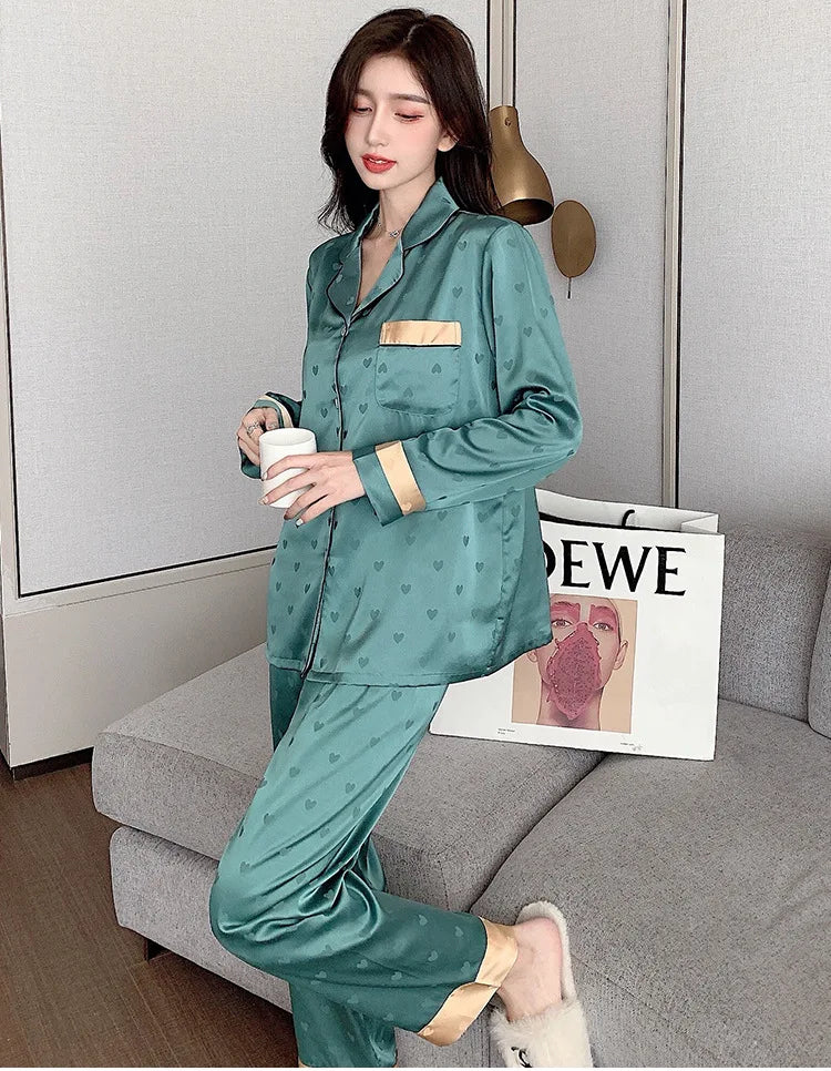 Top Autumn New Ice Silk Women