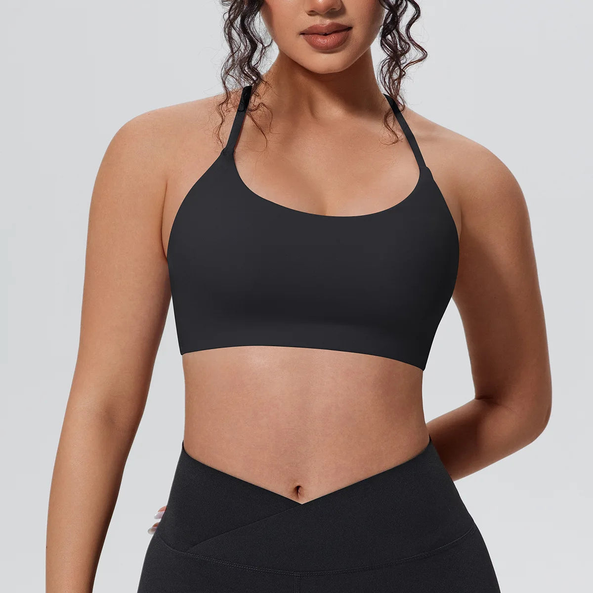 Sports Bra Women Cross Strap