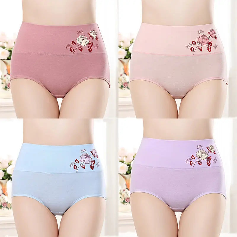 4PCS/set Plus Size Underwear
