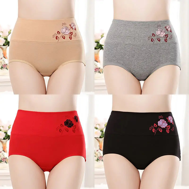 4PCS/set Plus Size Underwear