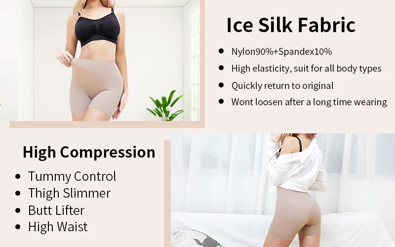 Seamless Slip Shorts Women Panties
