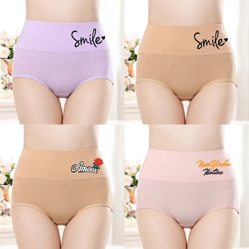 4PCS/set Plus Size Underwear