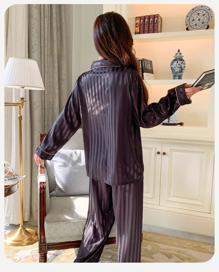 Women's Ice Silk Pajama Set