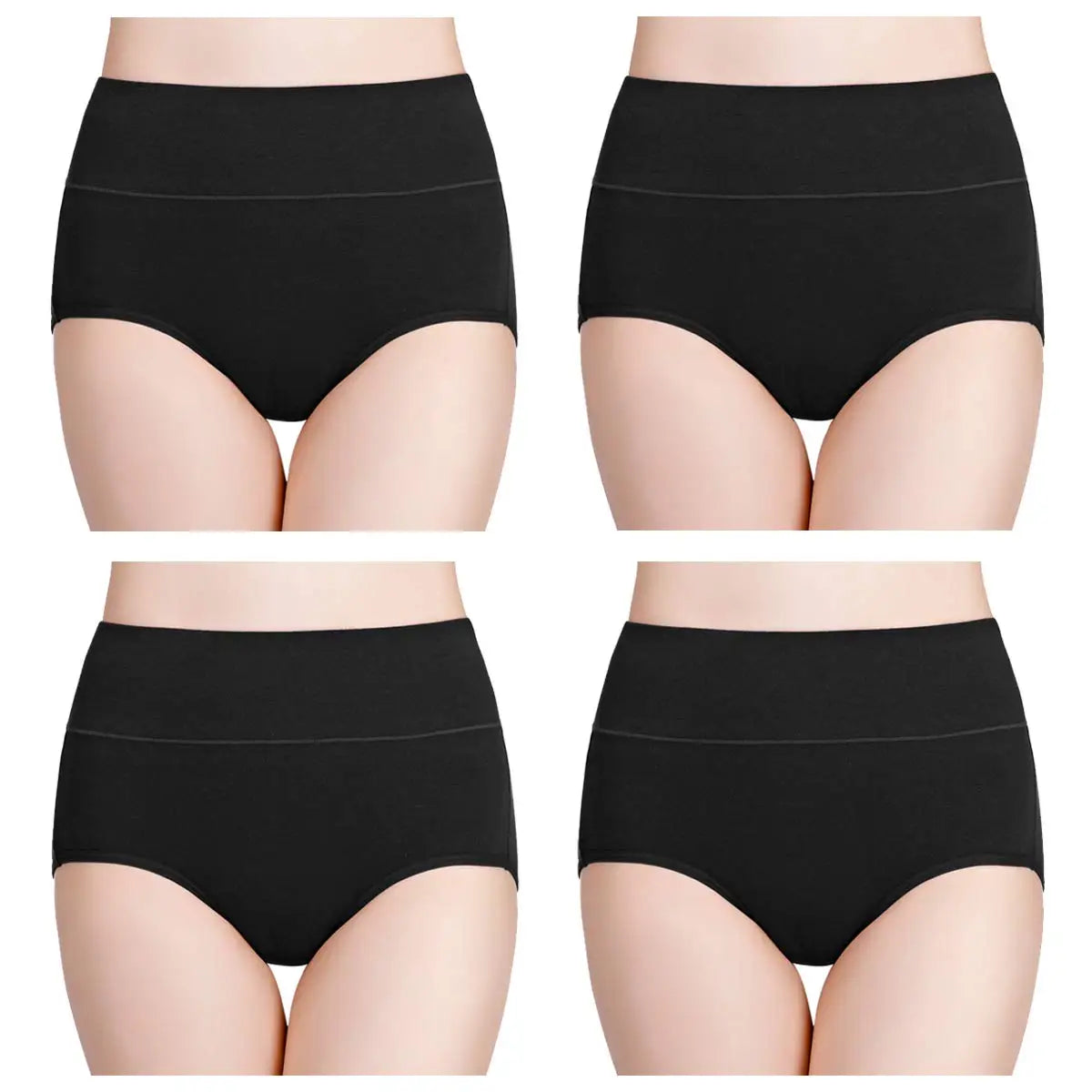 4Pcs High Waisted Underwear