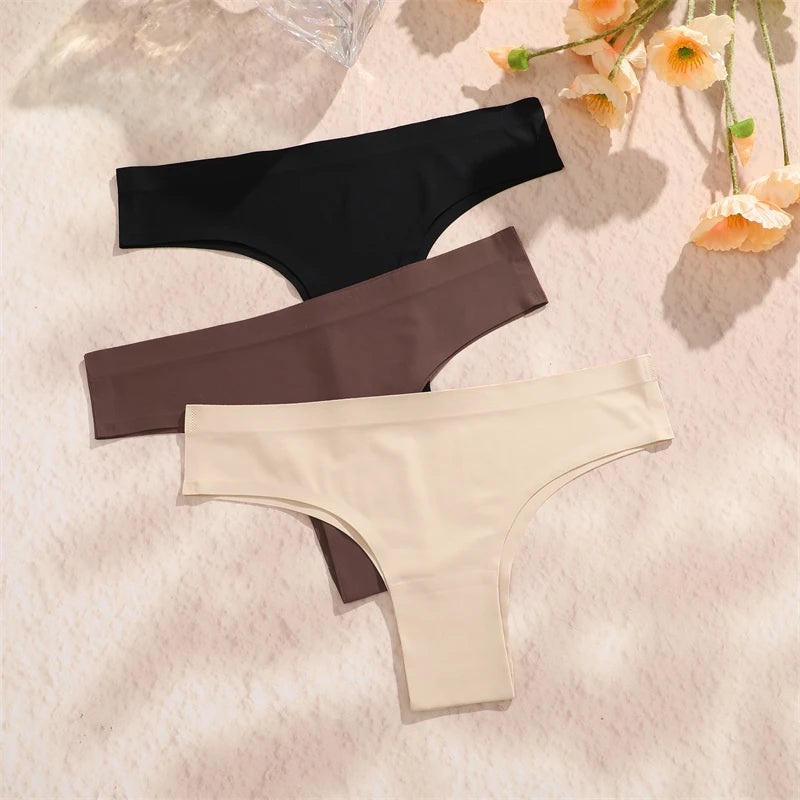 3PCS Seamless Maillard Panties