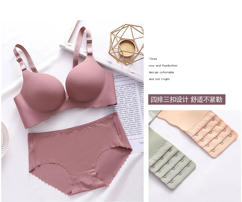 Sexy Push Up Bra Corset Wireless
