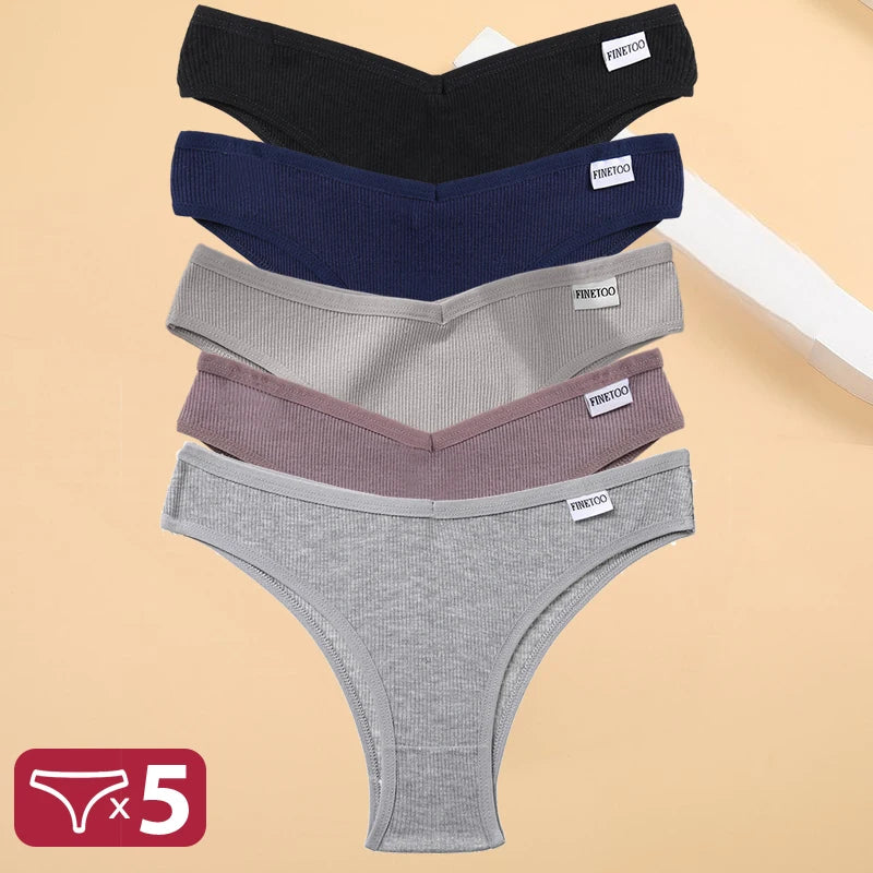 5PCS/Set Cotton Lingerie Panties