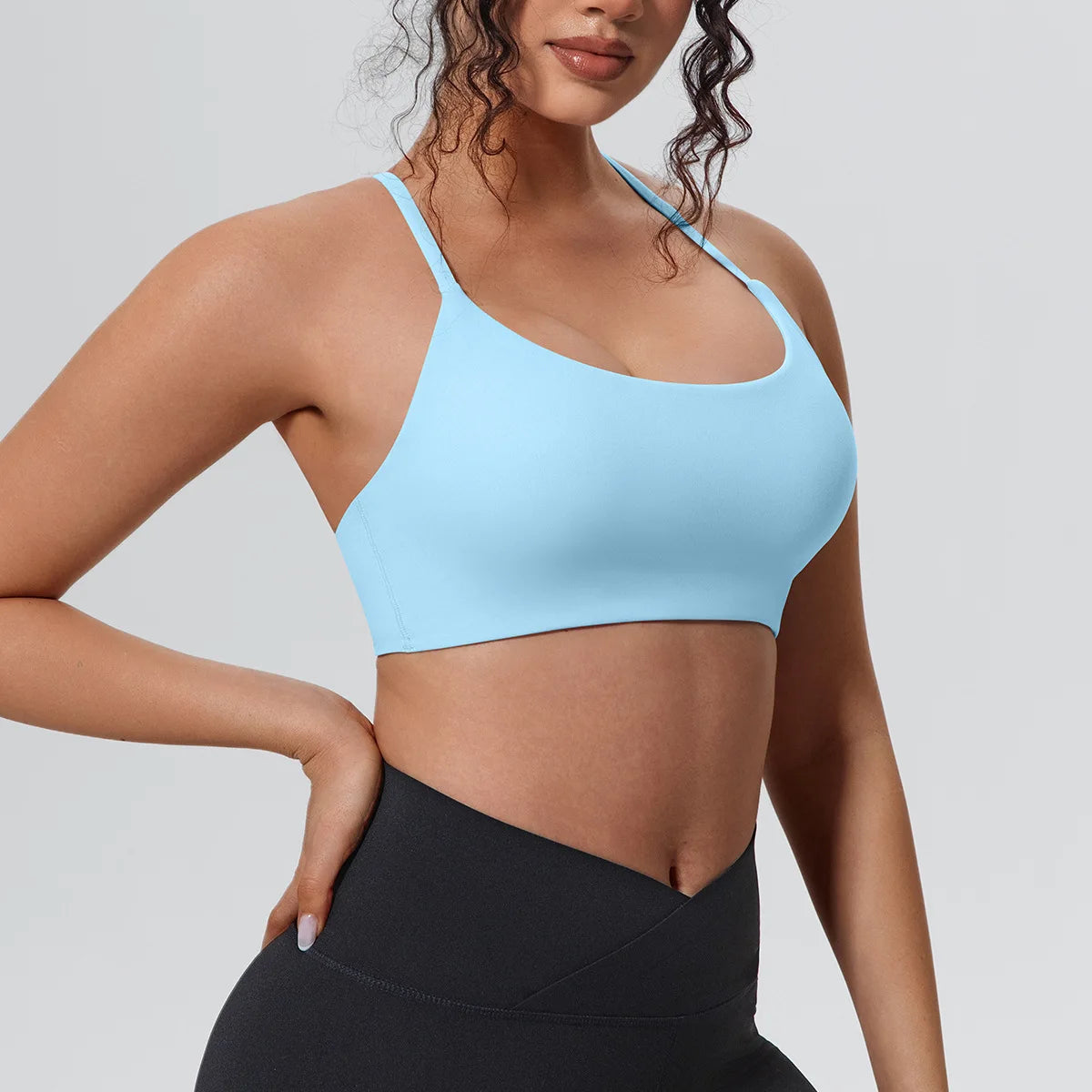 Sports Bra Women Cross Strap