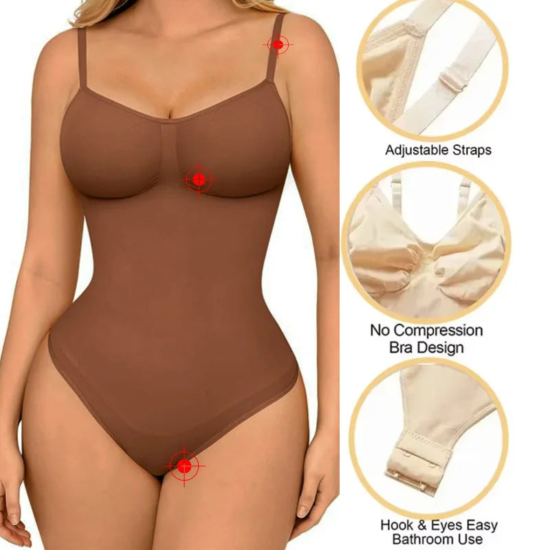 GUUDIA Spandex Bodysuit Thong