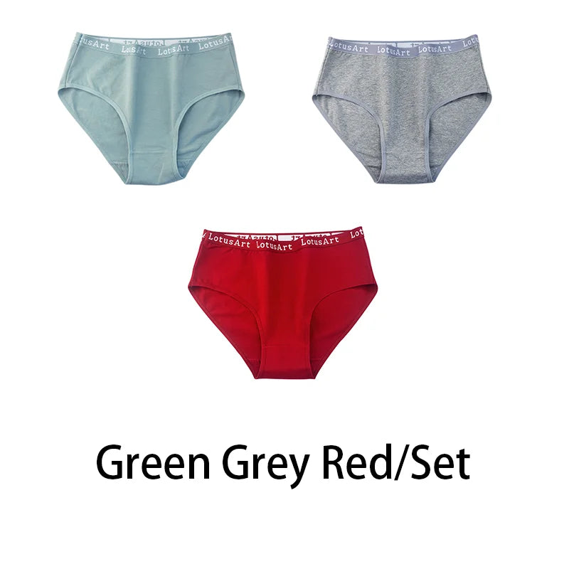 3PCS/Set Women Cotton Solid