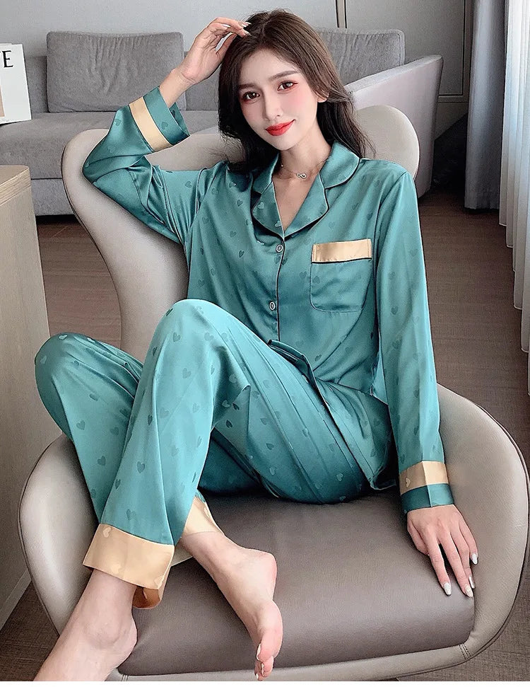 Top Autumn New Ice Silk Women