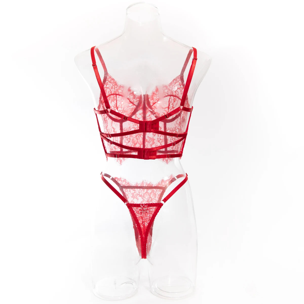 Krasapt Sexy Black Lace Lingerie