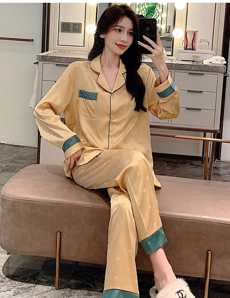 Top Autumn New Ice Silk Women
