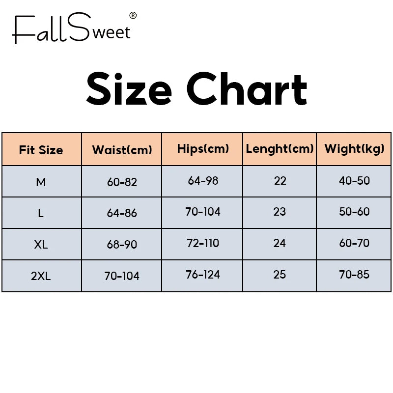FalllSweet 4PCS Seamless