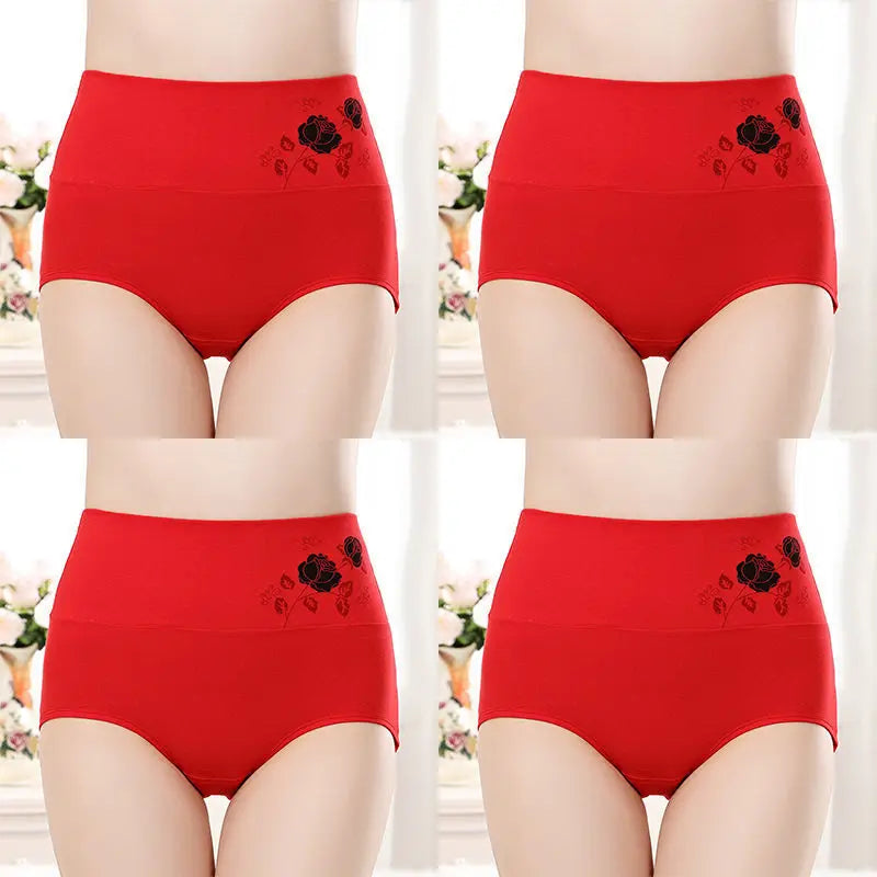 4PCS/set Plus Size Underwear
