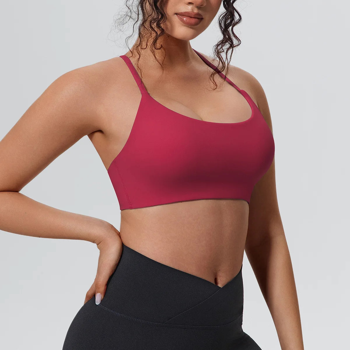 Sports Bra Women Cross Strap