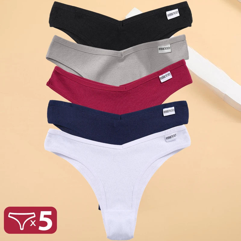 5PCS/Set Cotton Lingerie Panties