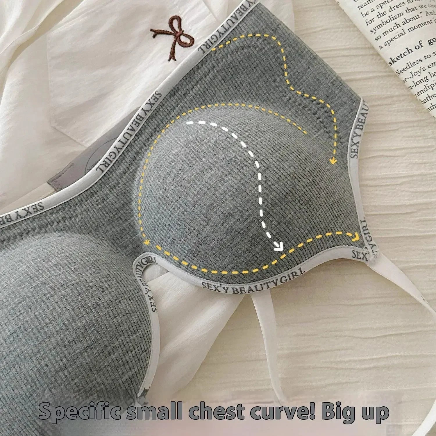 Wireless Push Up Bra for Small