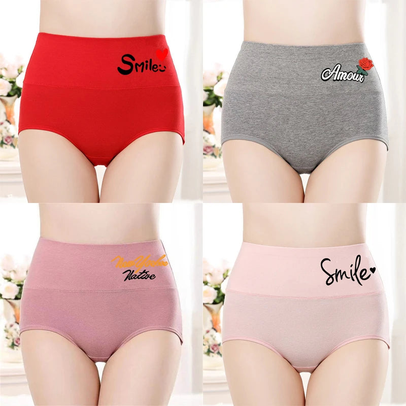 4PCS/set Plus Size Underwear