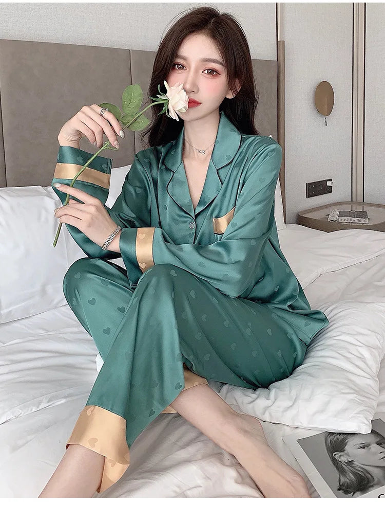 Top Autumn New Ice Silk Women