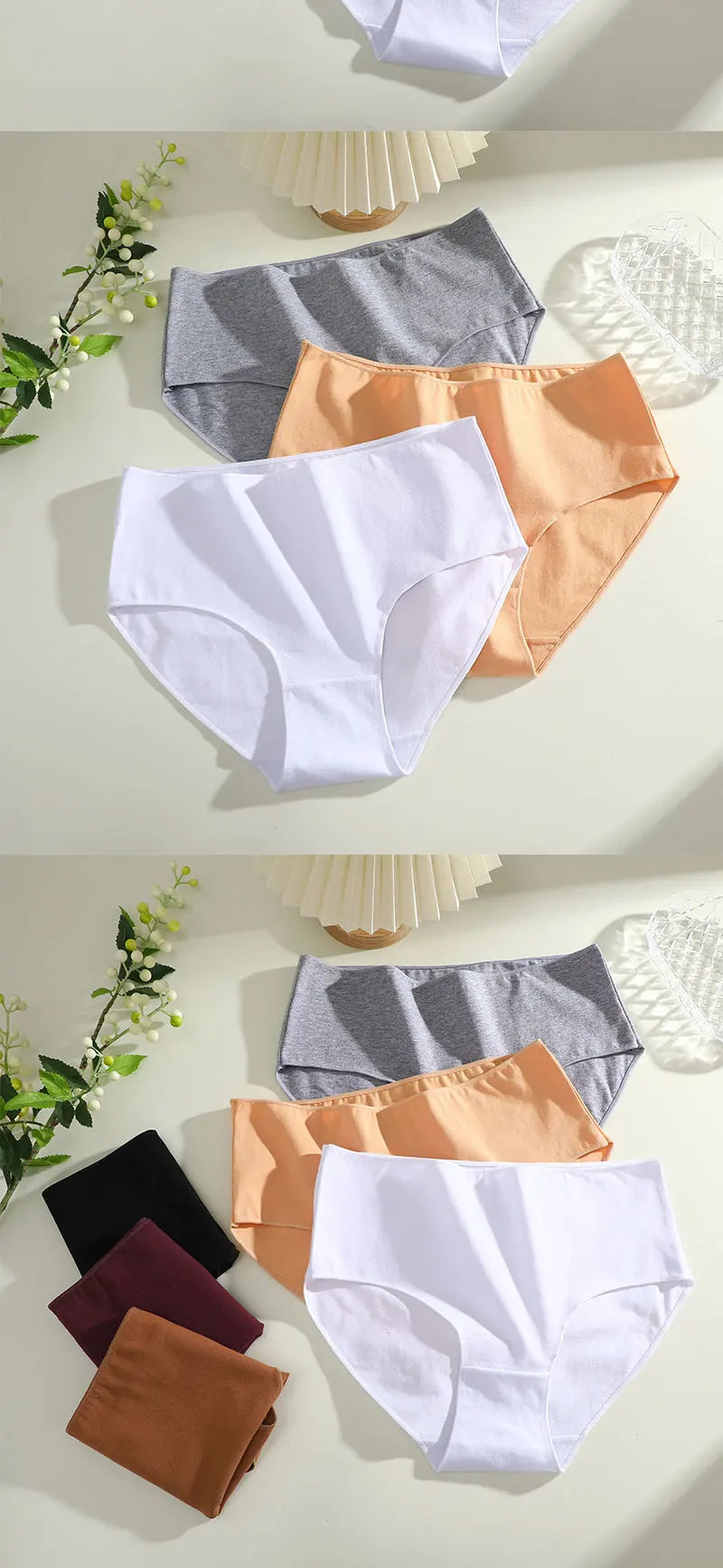 4Pcs/Set Comfort Cotton Panties